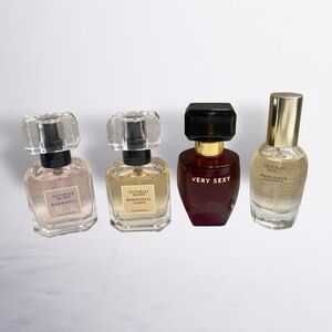 VS 4/6 Perfume Mini Set: Very Sexy, Heavenly, Bombshell & Bombshell Glamour